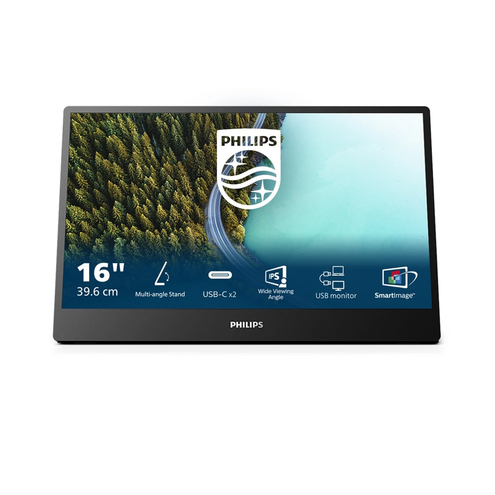 Monitor Philips LED 15,6" 16B1P3302D/00 — zdjęcie 1 z 8