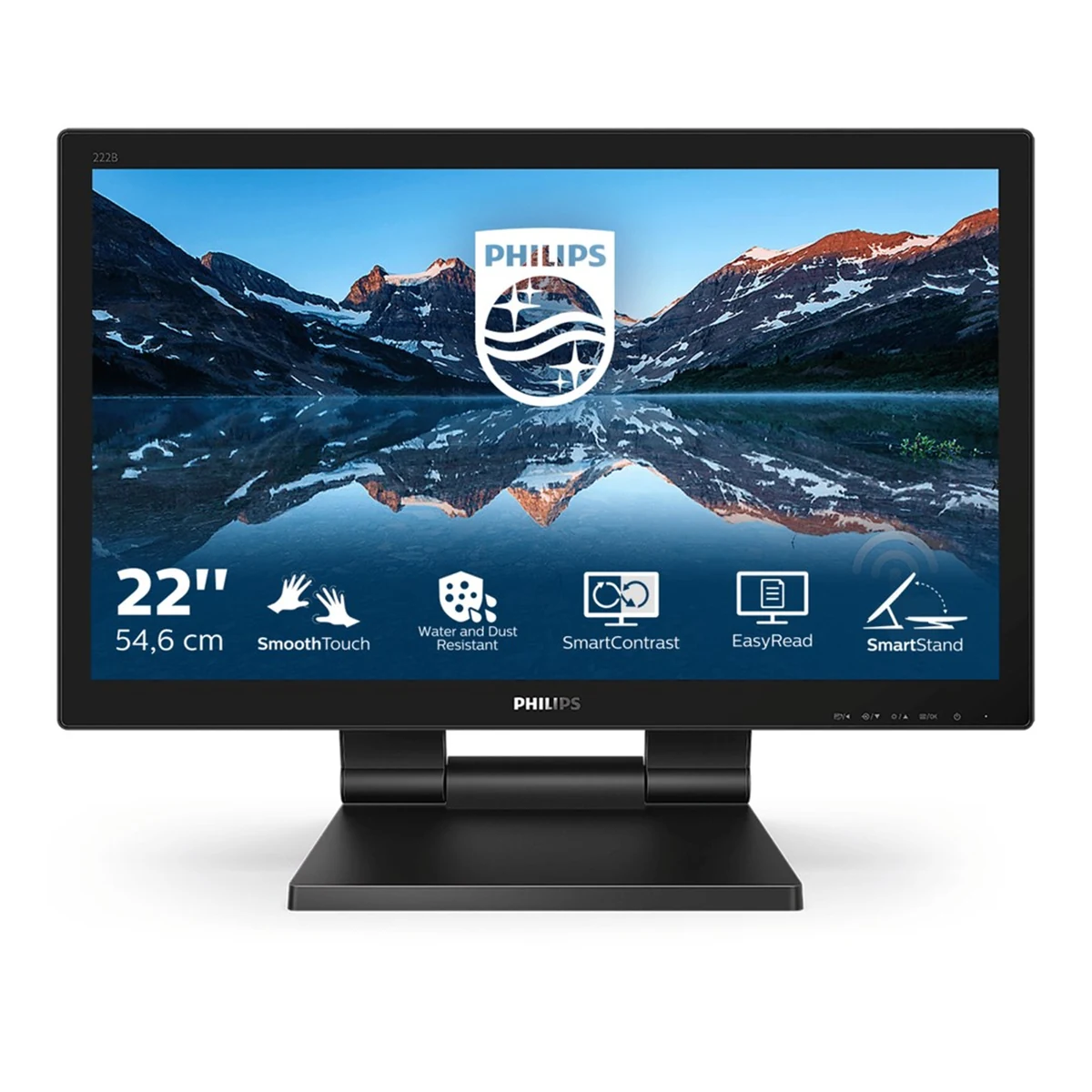 MONITOR PHILIPS LED 21,5" 222B9T Dotykowy