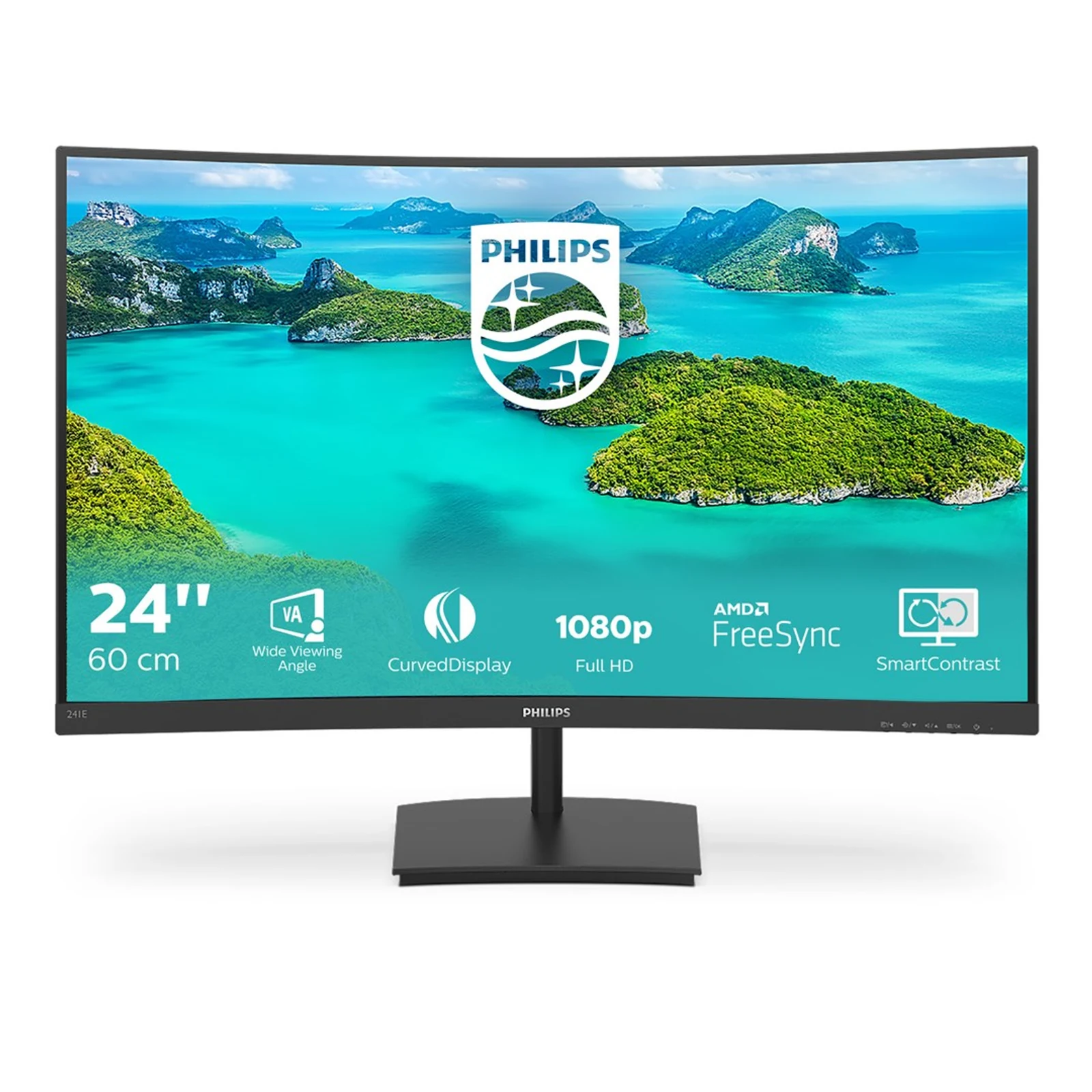 Monitor Philips LED 241E1SCA/00 23,6 — zdjęcie 1 z 8