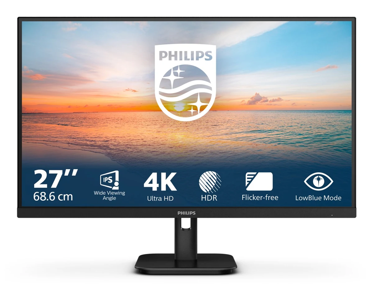 MONITOR PHILIPS LED 27" 27E1N1800A Czarny