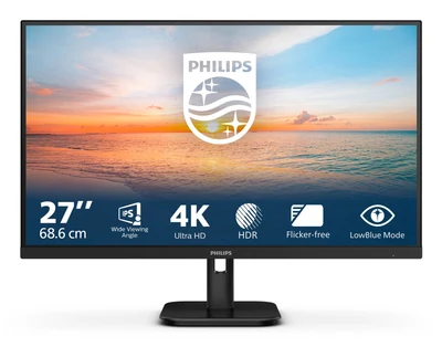 Monitor Philips LED 27" 27E1N1800A, Czarny