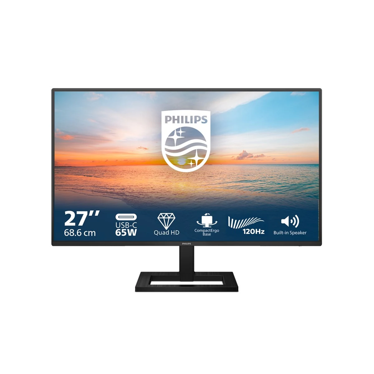 MONITOR PHILIPS LED QHD 27" E-LINE 100Hz