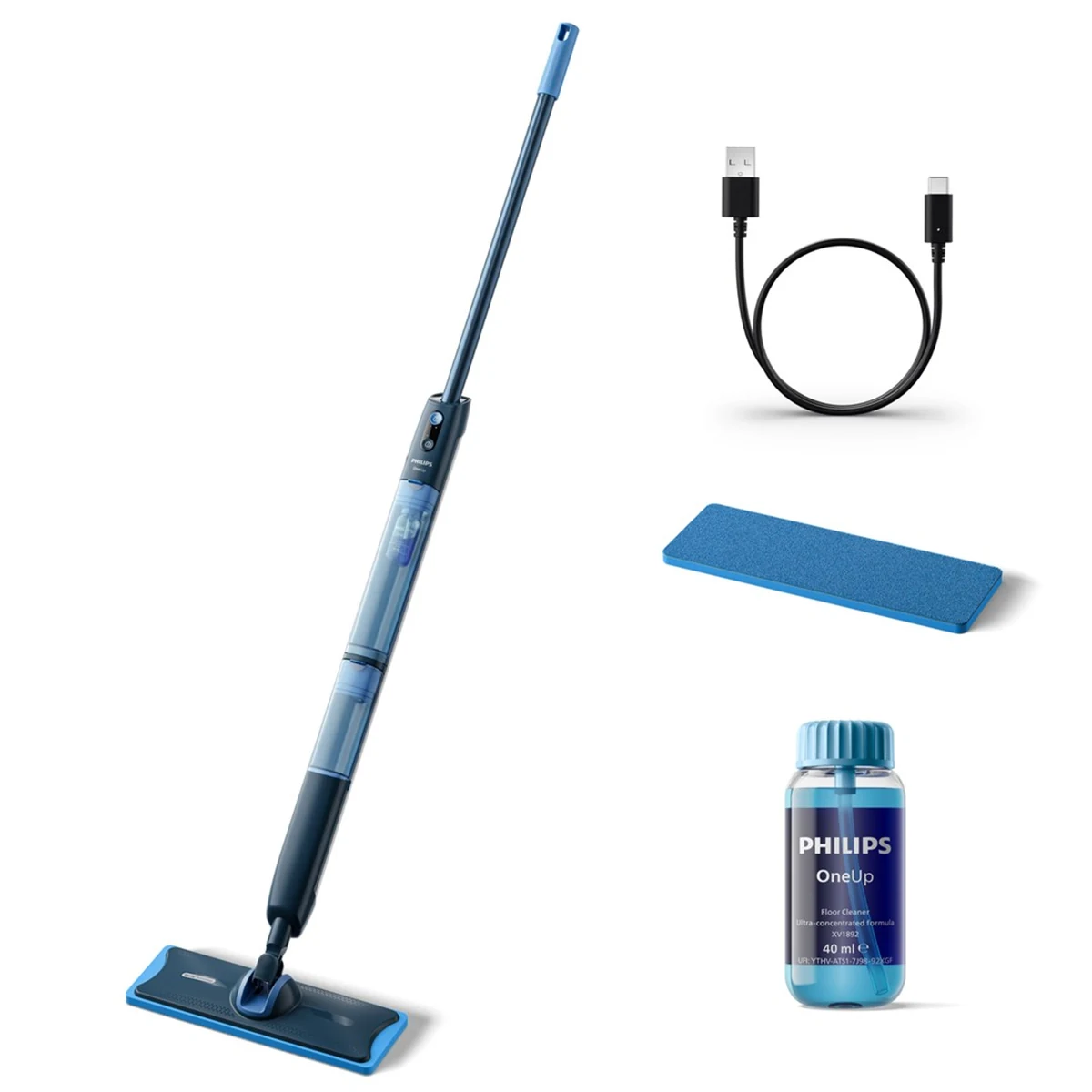 Mop parowy PHILIPS OneUp XV5113/01 niebieski