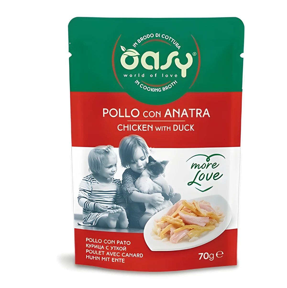 More Love Chicken with duck pouch 70gr