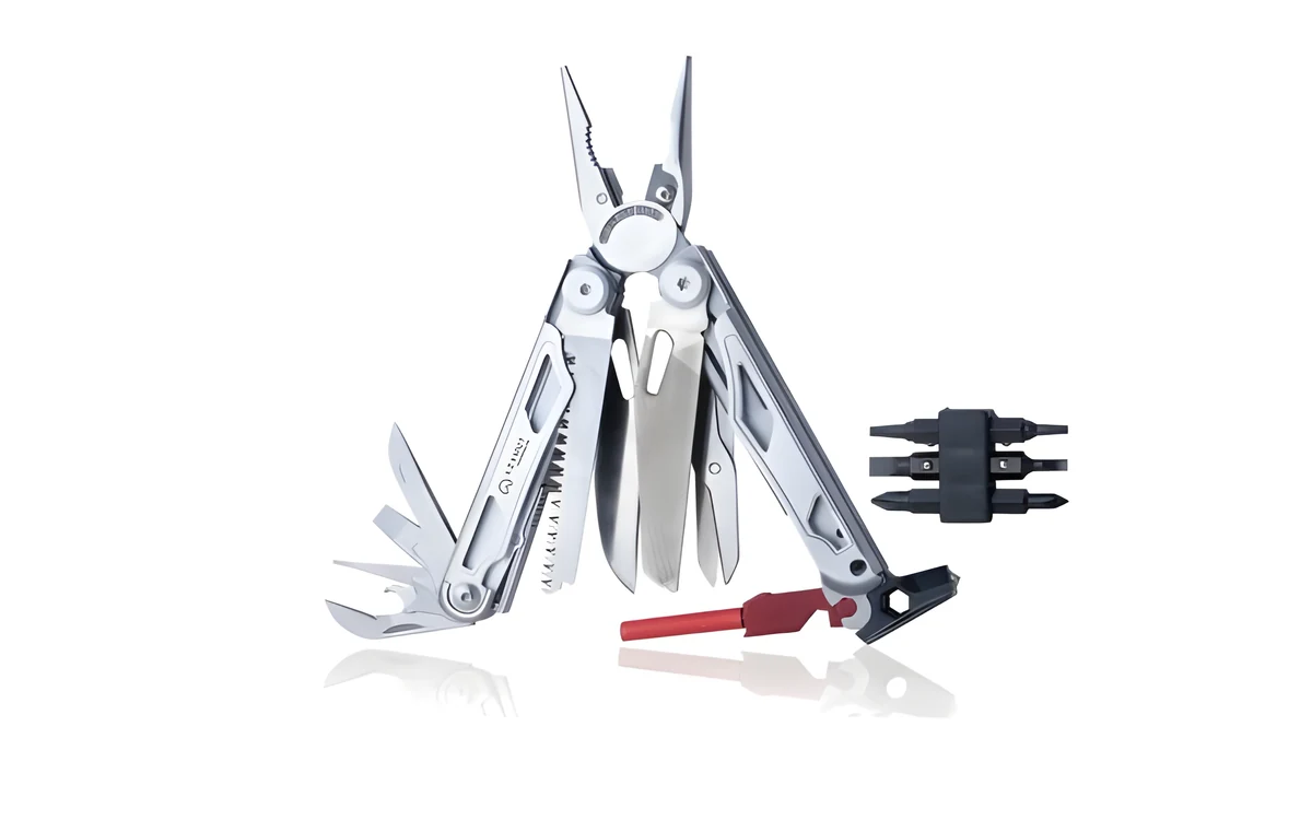 Multitool AZYMUT Giewon FS - 19 narzędzi + krzesiwo