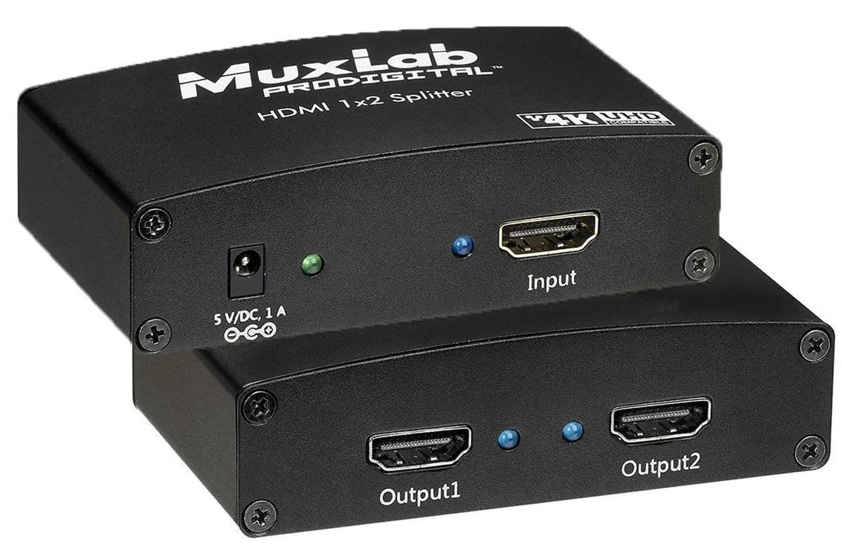Splitter HDMI 1x2 MuxLab, 4K UHD