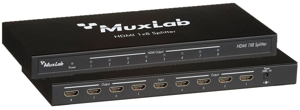 Splitter HDMI 1x8 MuxLab, UHD 4K