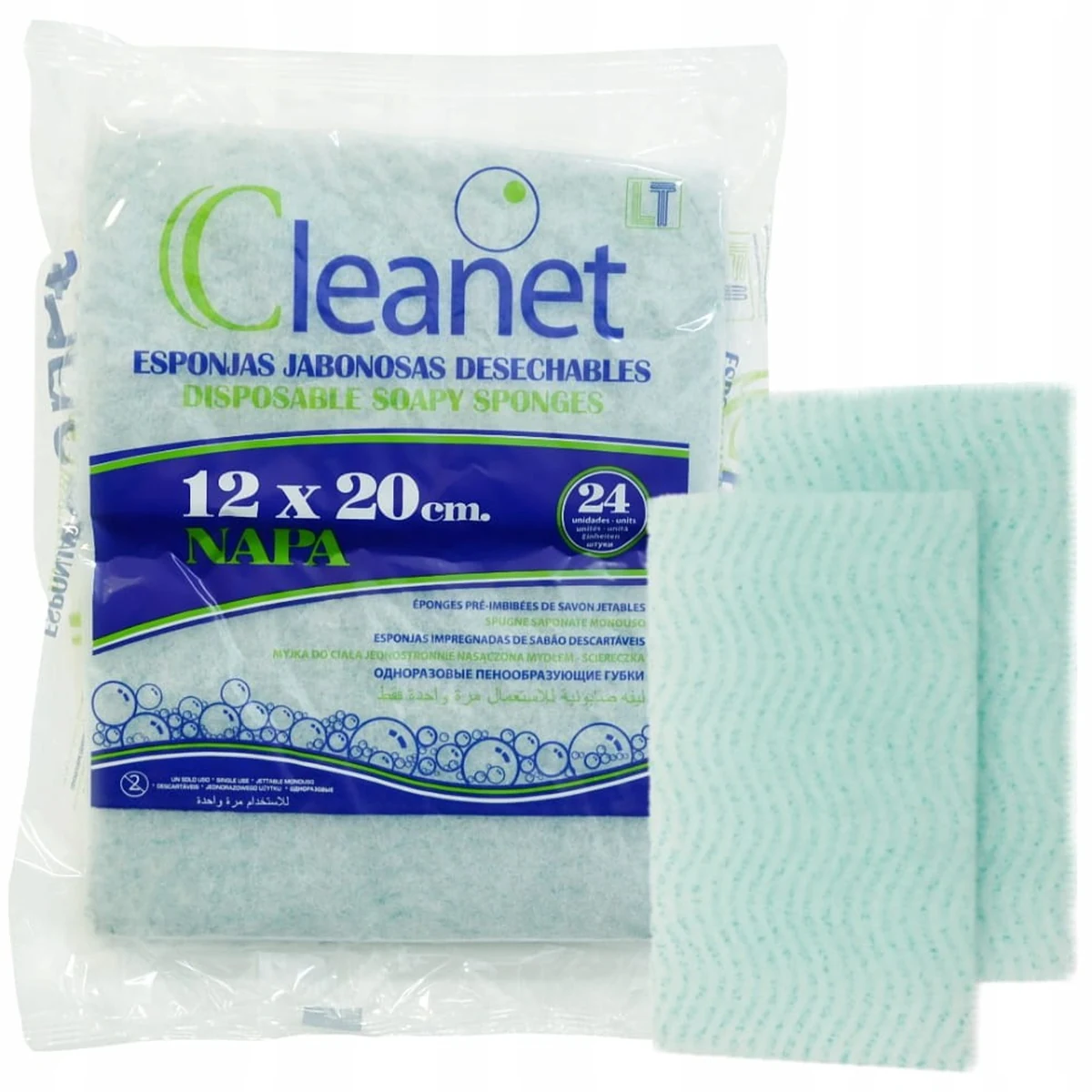 Myjka do ciała CLEANT - jednorazowa, 90 g/m²