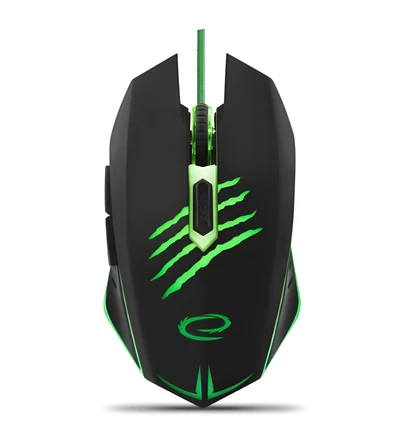 Mysz Esperanza MX209 Claw - 2400 DPI, czarna