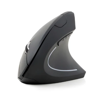 Mysz ergonomiczna Gembird MUSW-ERGO-01, czarna, 1600 DPI