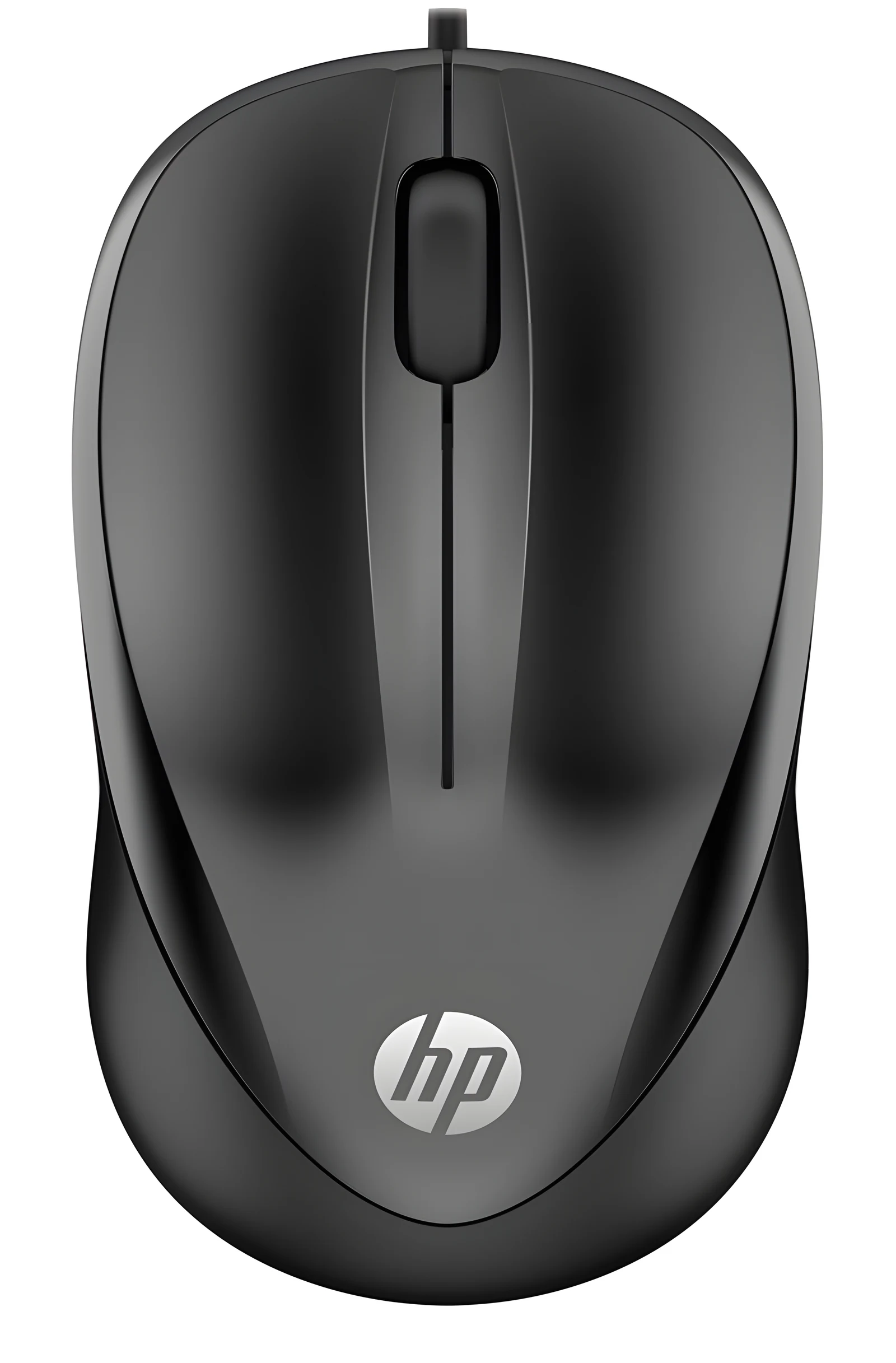 Mysz przewodowa HP 1000 optyczna czarna z 3 przyciskami — zdjęcie 1 z 5