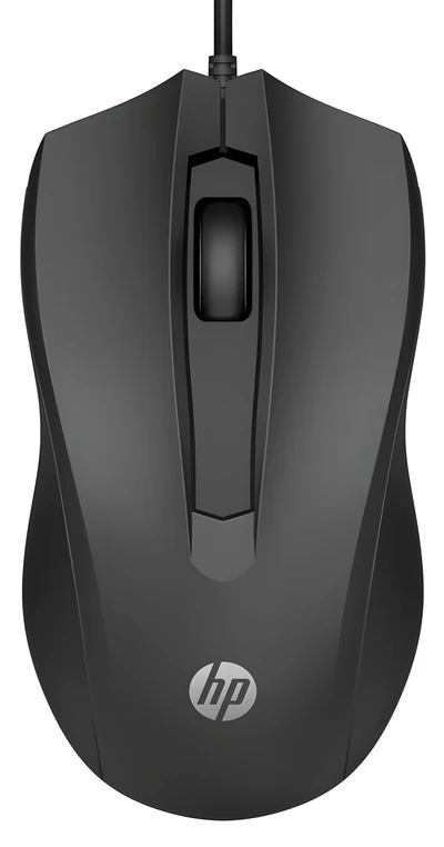 Przewodowa mysz HP 100, czarna