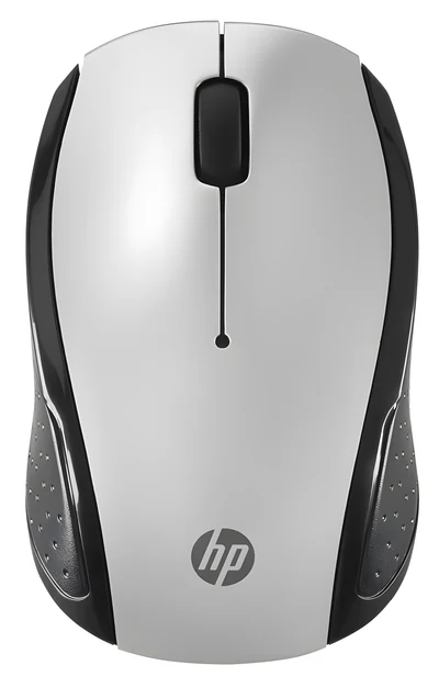 Mysz bezprzewodowa HP 200 Pike, srebrna