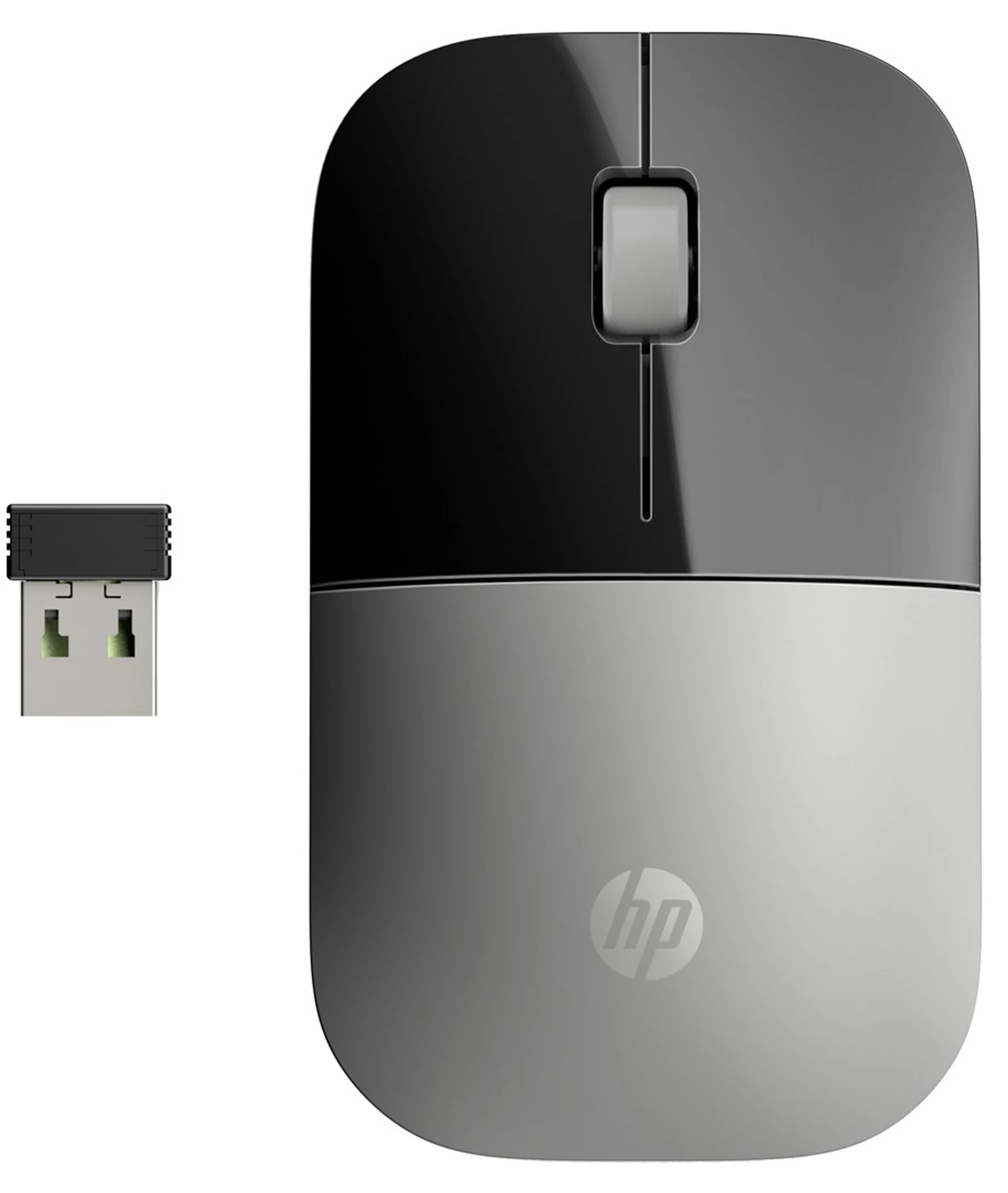Mysz bezprzewodowa HP Z3700 Wireless Mouse, srebrna — zdjęcie 1 z 5