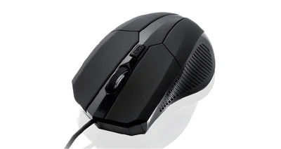 Mysz IBOX i005 LASEROWA, 1600 DPI, Czarna