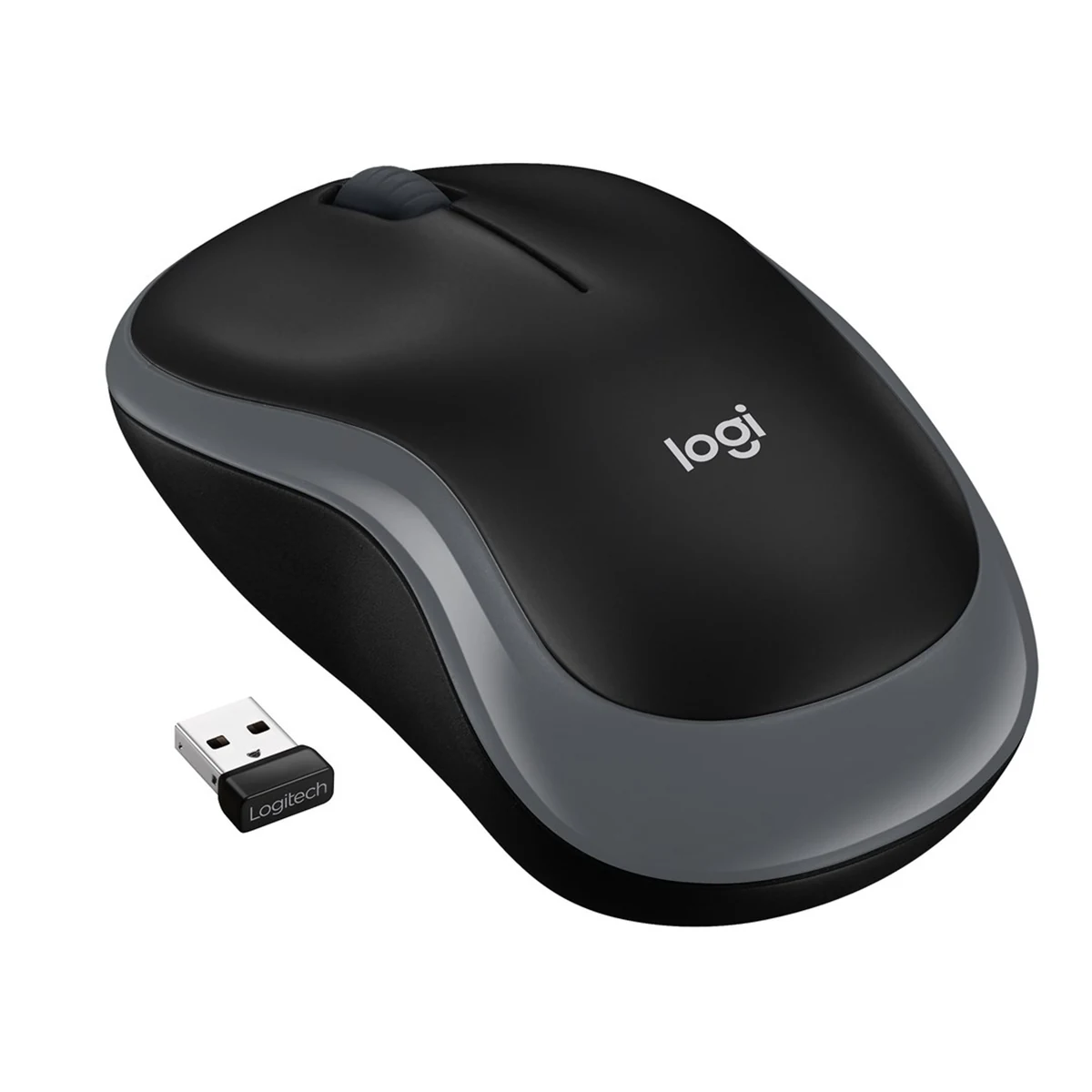Mysz Logitech 910-002238, 1000 DPI, Szara