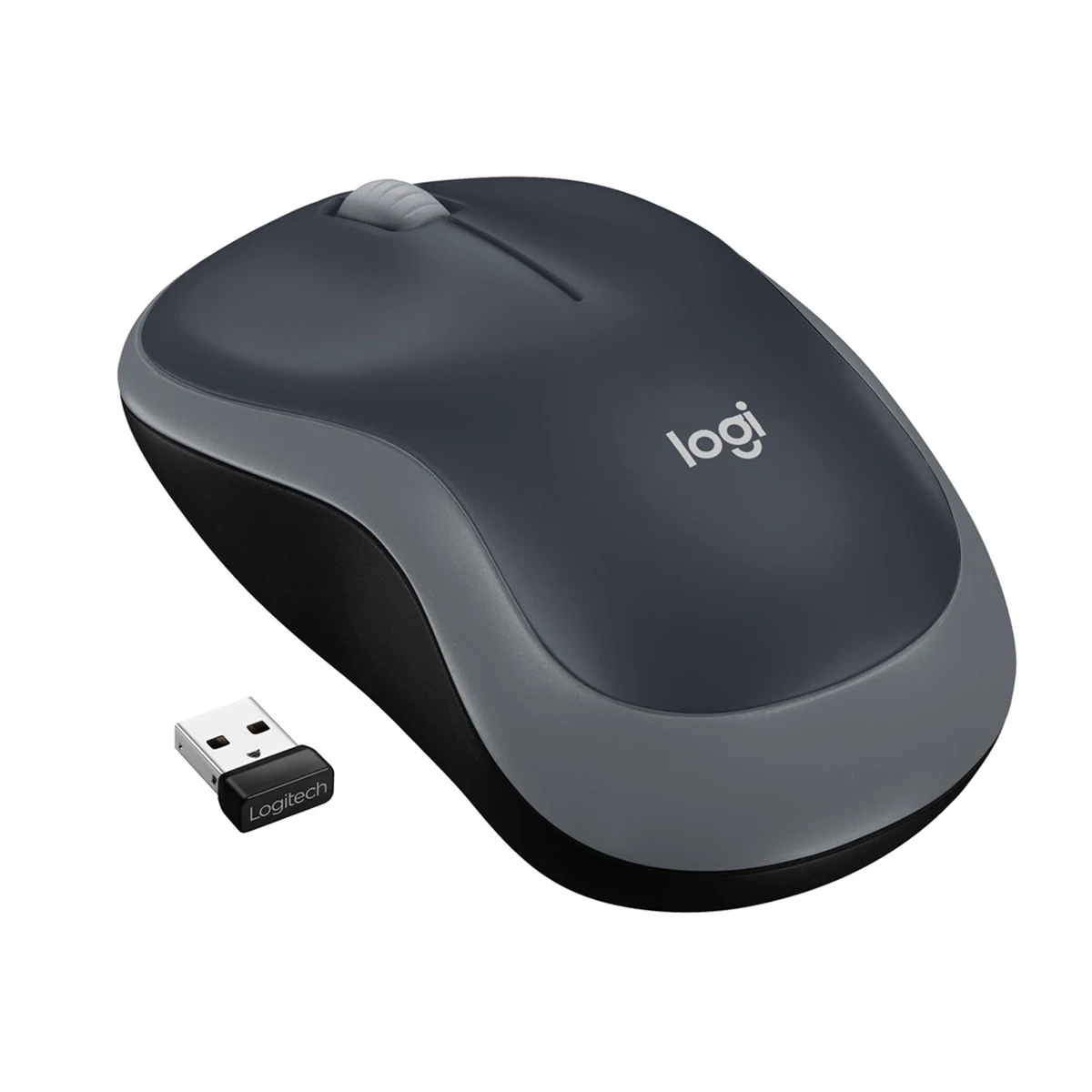 Mysz Logitech M185 Szara, 1000 DPI