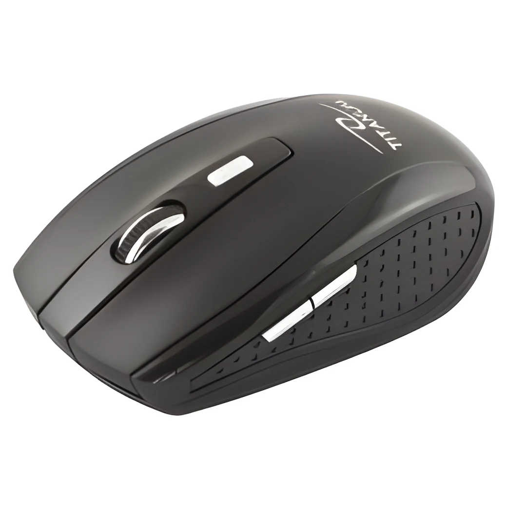 Mysz TITANUM Snapper 6D TM105K - Czarna, 1600 DPI
