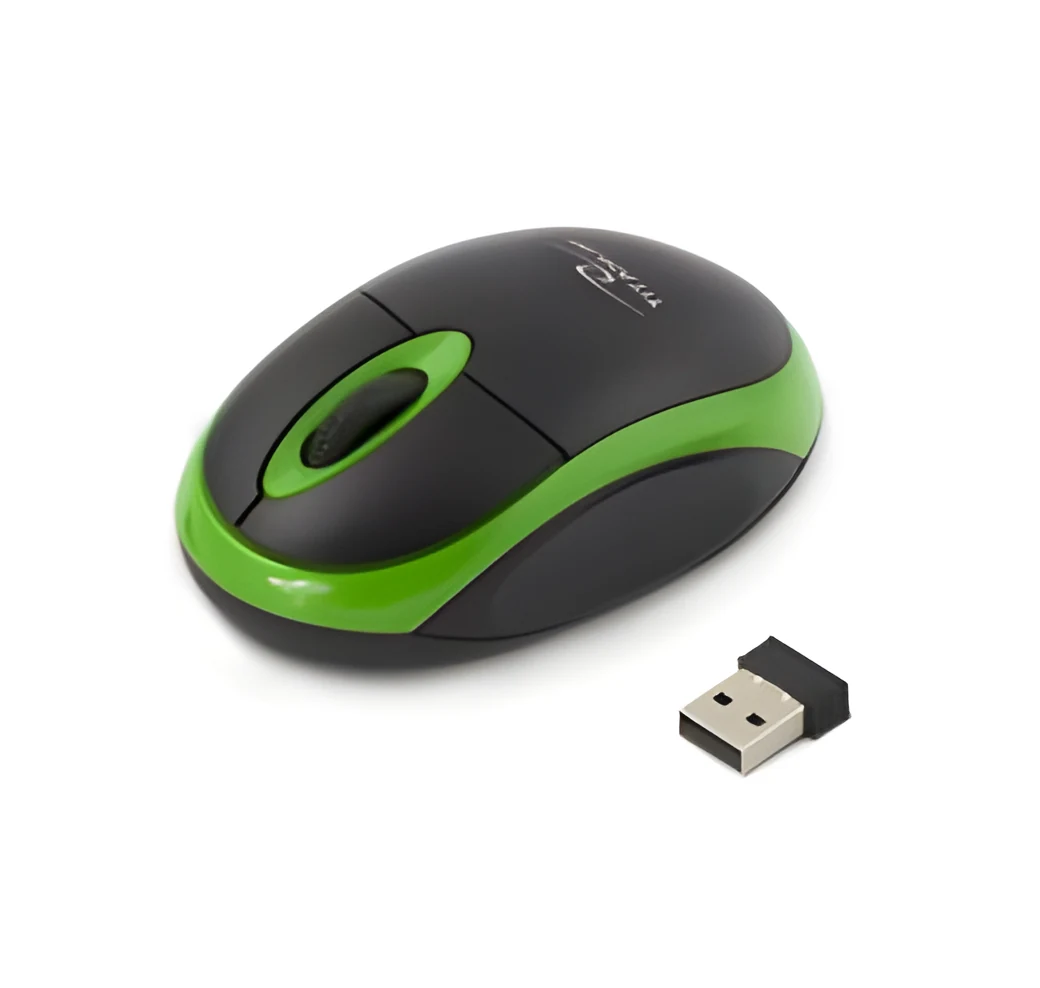 Mysz TITANUM VULTURE TM116G (optyczna; 1000 DPI; kolor czarno-zielony) — zdjęcie 1 z 2