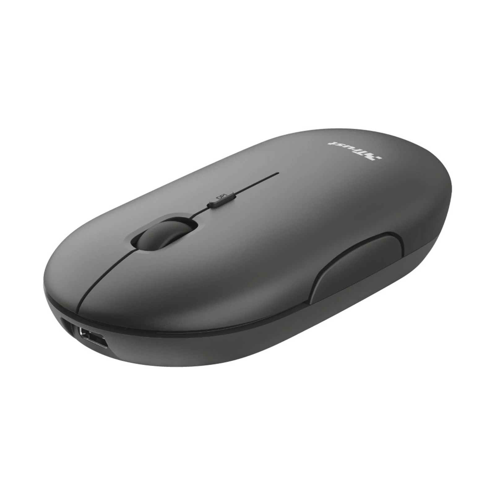 Mysz TRUST Puck Rechargeable Ultra-Cienka Czarna — zdjęcie 1 z 5
