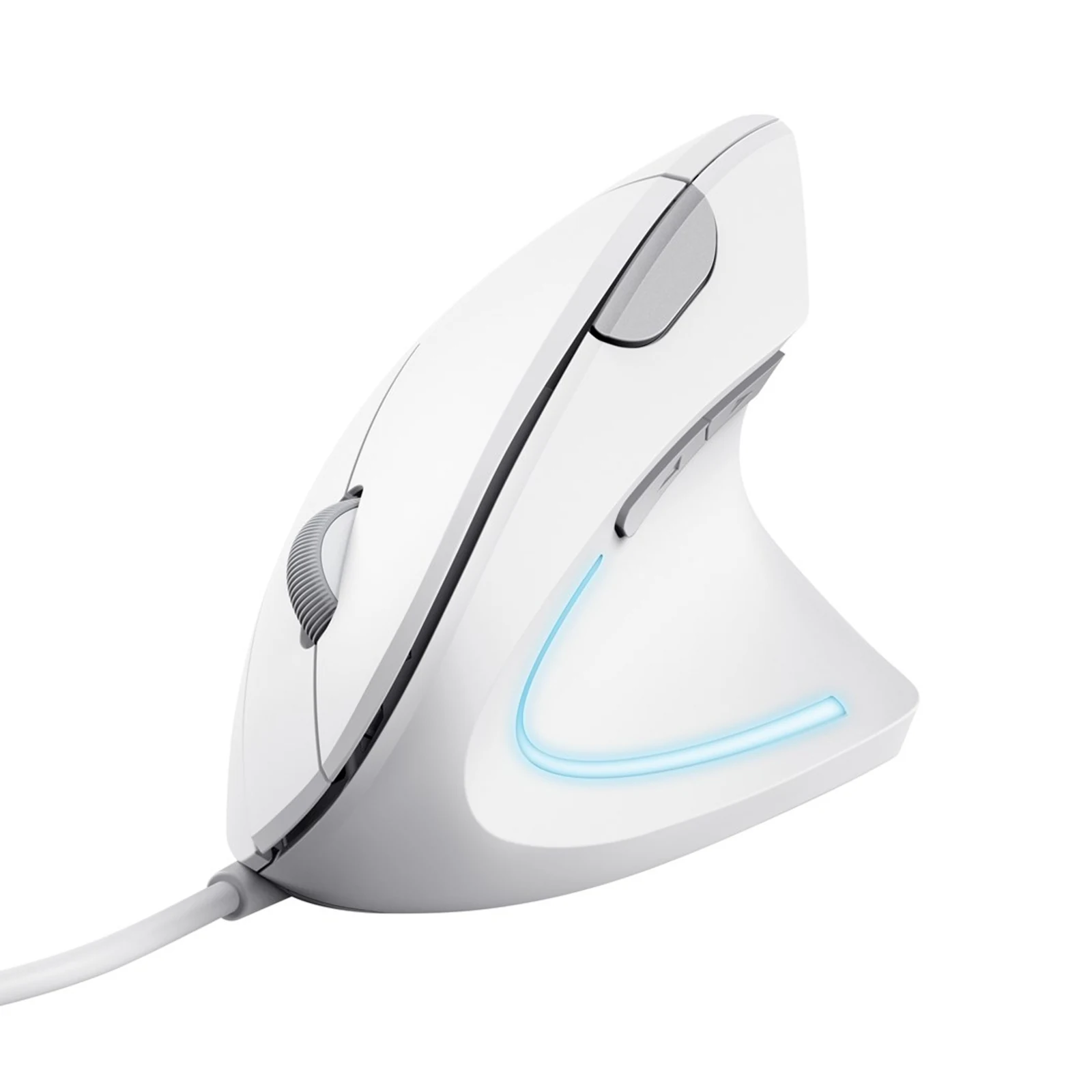 Mysz ergonomiczna pionowa TRUST Verto ERGO biała — zdjęcie 1 z 8