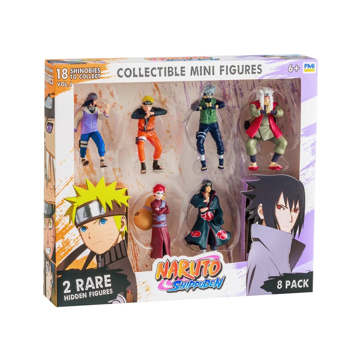NARUTO SHIPPUDEN 8 Pack Deluxe Figures