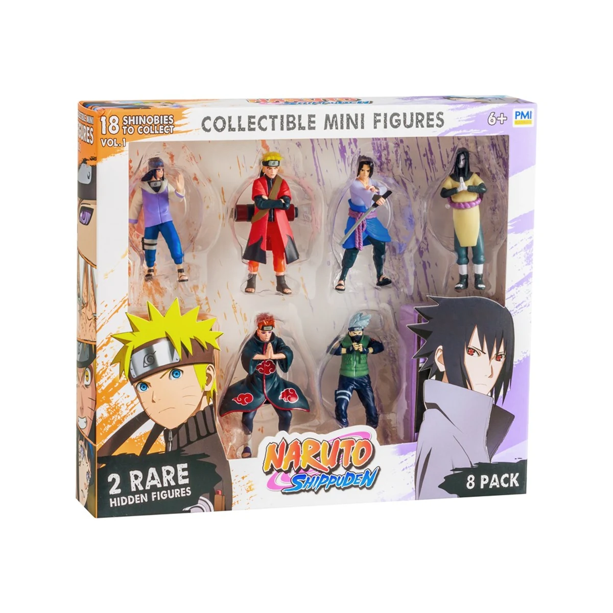 NARUTO SHIPPUDEN 8 Pack Deluxe Figury