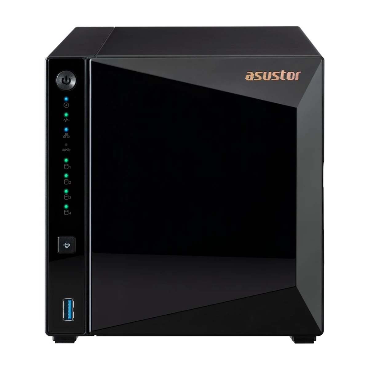NAS Asustor AS3304T v2; 4x HDD/SSD; RTD1619B, 2GB DDR4