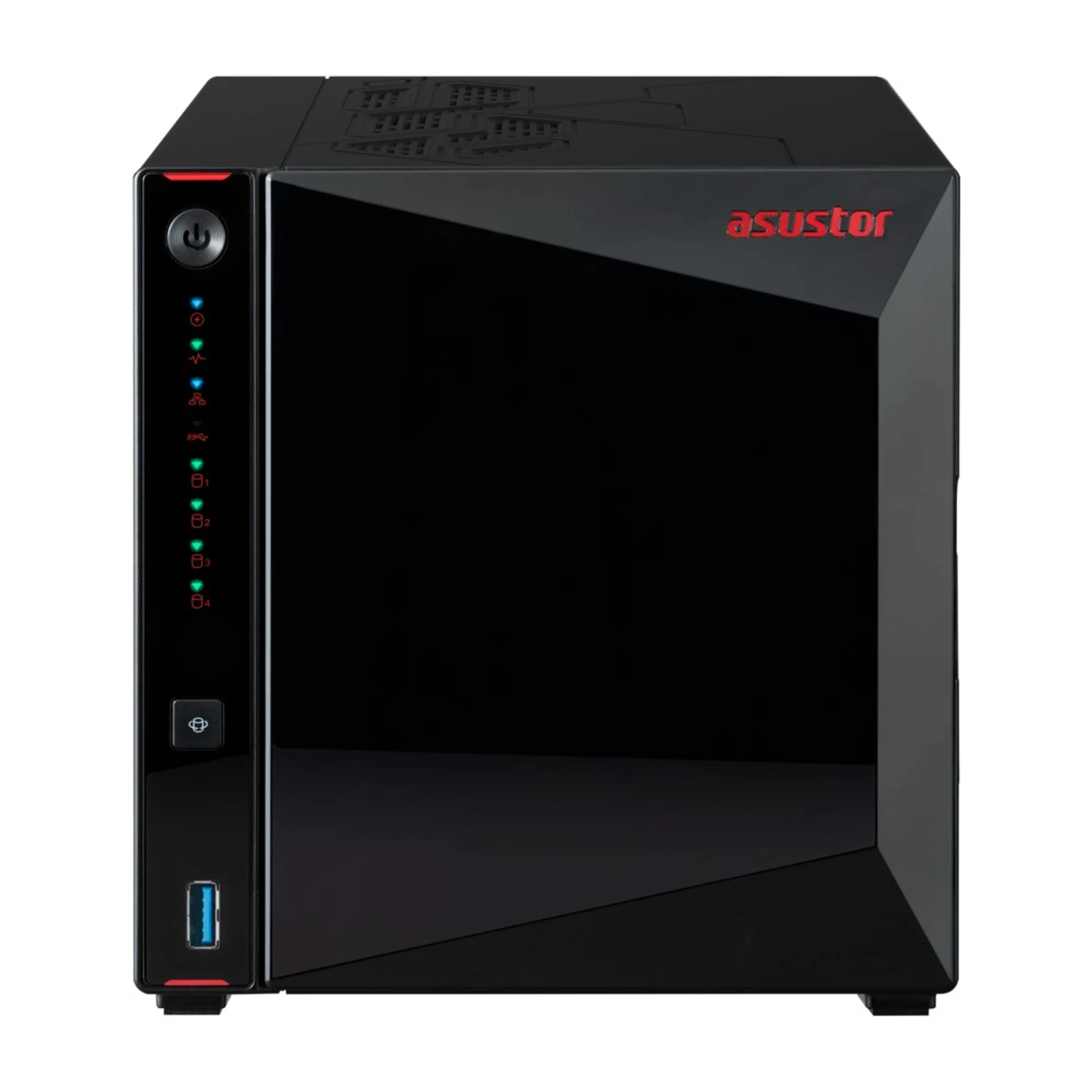 Serwer plików NAS Asustor AS5404T Tower z procesorem Intel Celeron N5105 — zdjęcie 1 z 6