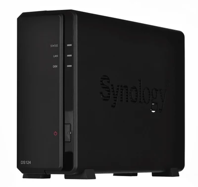 Serwer NAS Synology DS124; 1x 3.5" HDD; Procesor RTD1619B