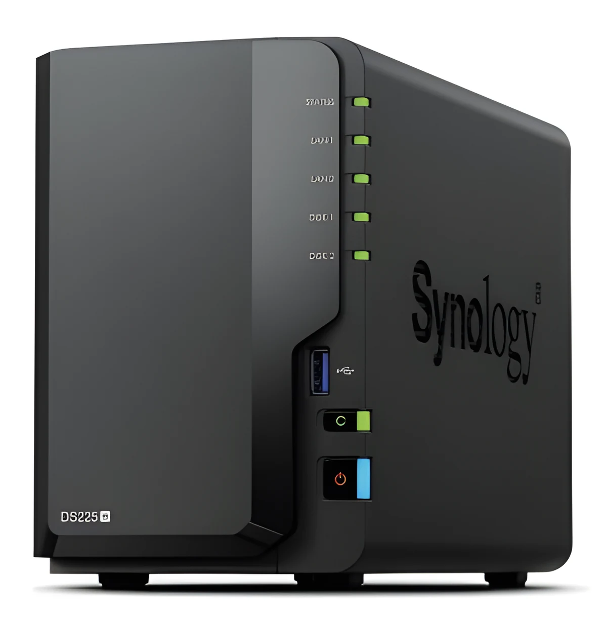 NAS Synology DS225+; 2x 3.5" HDD/SSD; Intel Celeron J4125