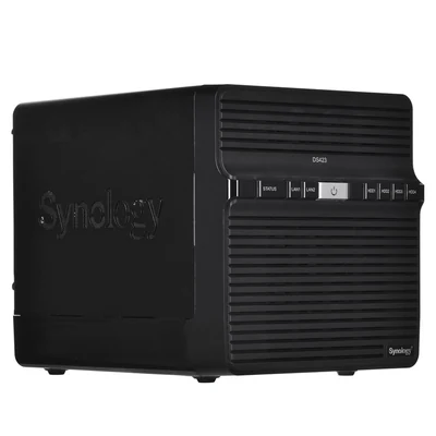 Serwer NAS Synology DS423 z 4 zatokami na dyski 3.5" SATA i 2 GB pamięci DDR4