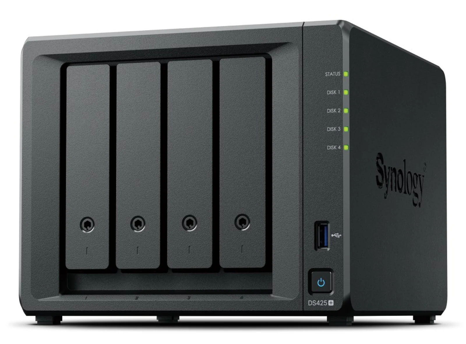 Dysk sieciowy NAS Synology DS425+ - Wieża, Intel Celeron J4125, 2GB DDR4