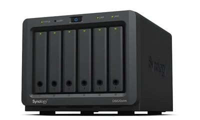 Serwer NAS Synology DS620slim, 2 GB DDR3L, procesor Intel Celeron J3355