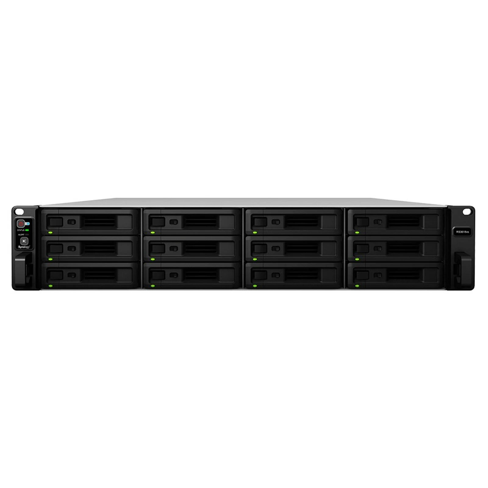 Serwer NAS Synology RS3618xs z procesorem Intel Xeon D-1521 i 8 GB pamięci DDR4 — zdjęcie 1 z 6