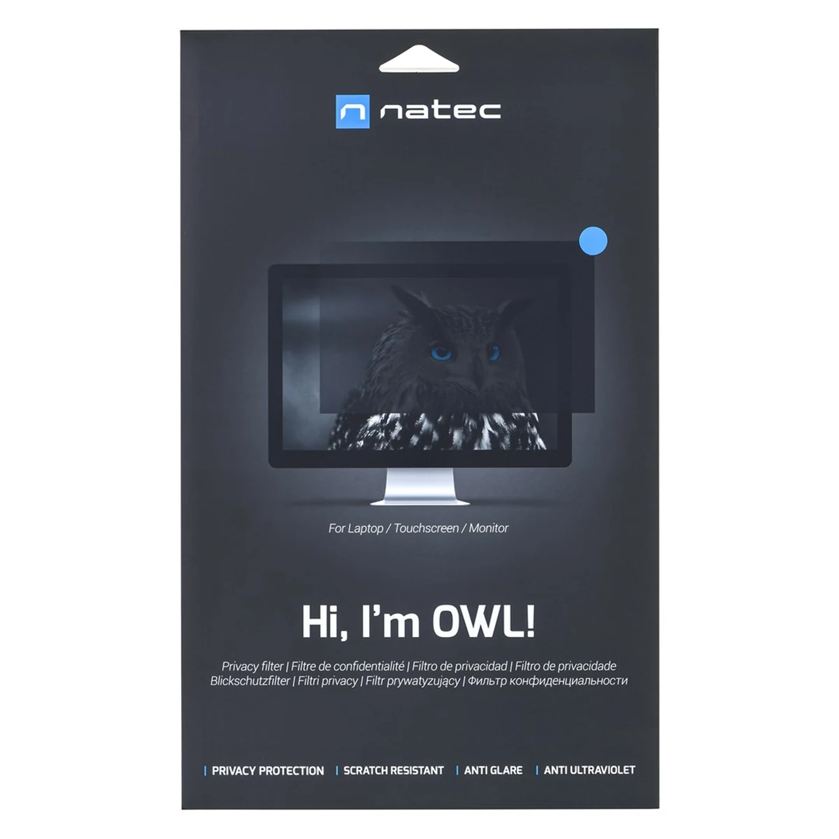 NATEC FILTR PRYWATIZUJĄCY OWL 17.3" 16:9
