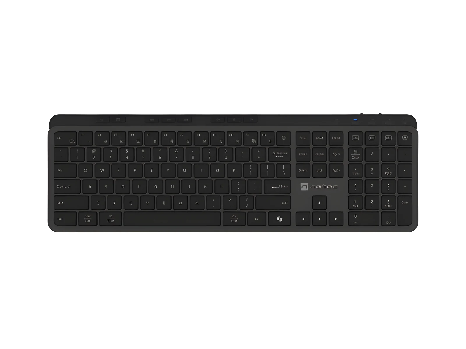 NATEC KLAWIATURA BEZPRZEWODOWA MEDUSA US BT+2,4GHZ X SCISSORS SLIM — zdjęcie 1 z 7