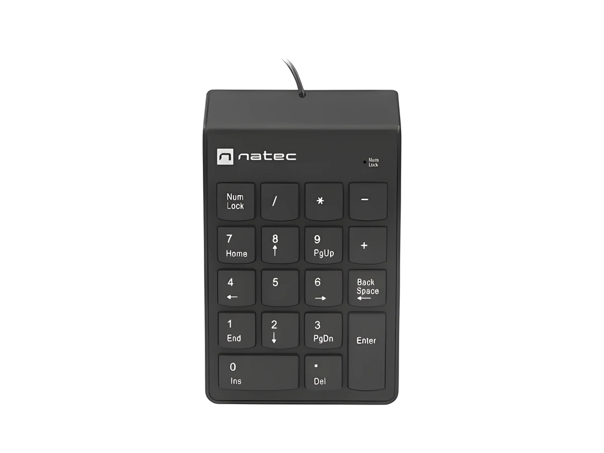 NATEC KLAWIATURA NUMERYCZNA GOBY 2 USB CZARNA