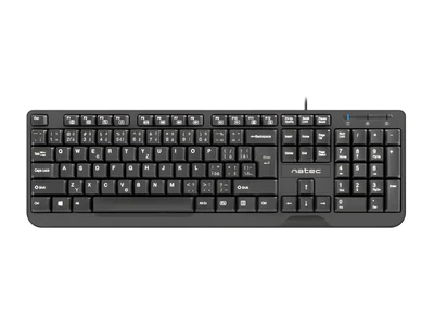 Klawiatura Natec Trout Slim, czarna, NKL-1151