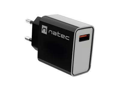 Ładowarka Sieciowa Natec Ribera USB-A 18W Czarna