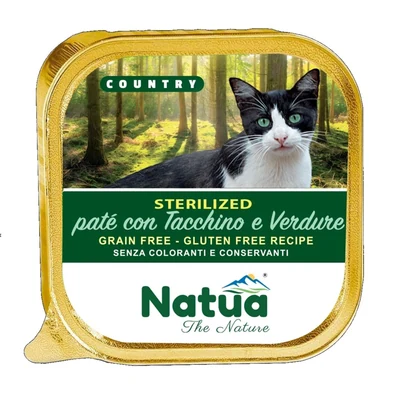 Mokra karma dla kotów Natua Country - Indyk z warzywami, 100g