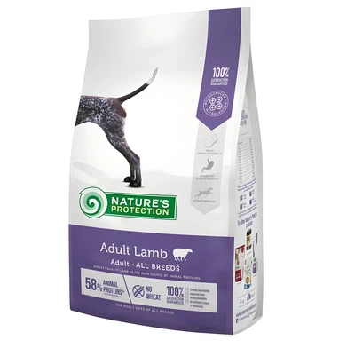 Karma sucha Nature's Protection Adult z jagnięciną dla wszystkich ras 12kg