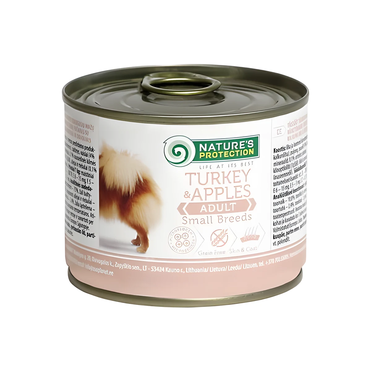 Nature's Protection Dog Adult Small Breeds Indyk&Jabłka 200g