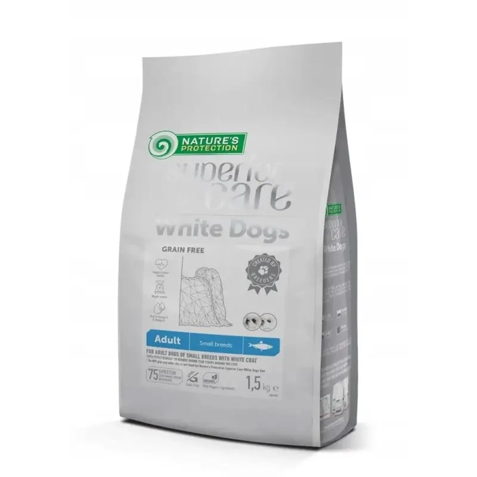 Karma sucha Nature's Protection z łososiem 1,5 kg dla małych psów
