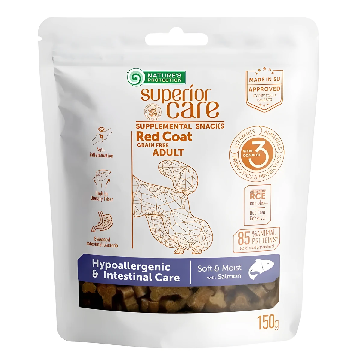 Nature's Protection Przysmaki z Łososiem 150g