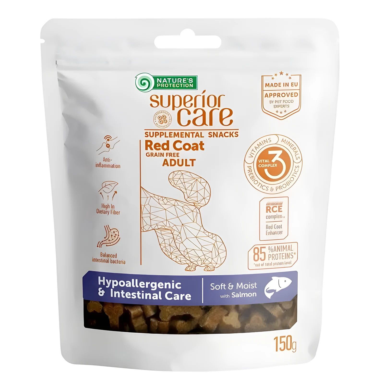 Nature's Protection Przysmaki z Łososiem 150g