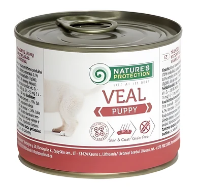 Nature's Protection Puppy Cielęcina 200g - Karma Mokra dla Szczeniąt