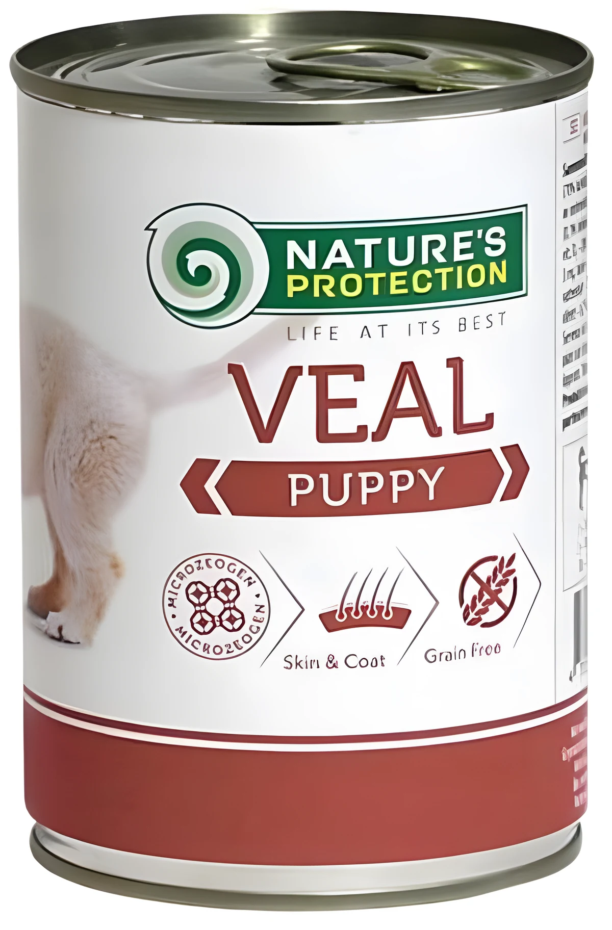 Nature's Protection Puppy Cielęcina 400g - mokra karma dla szczeniąt
