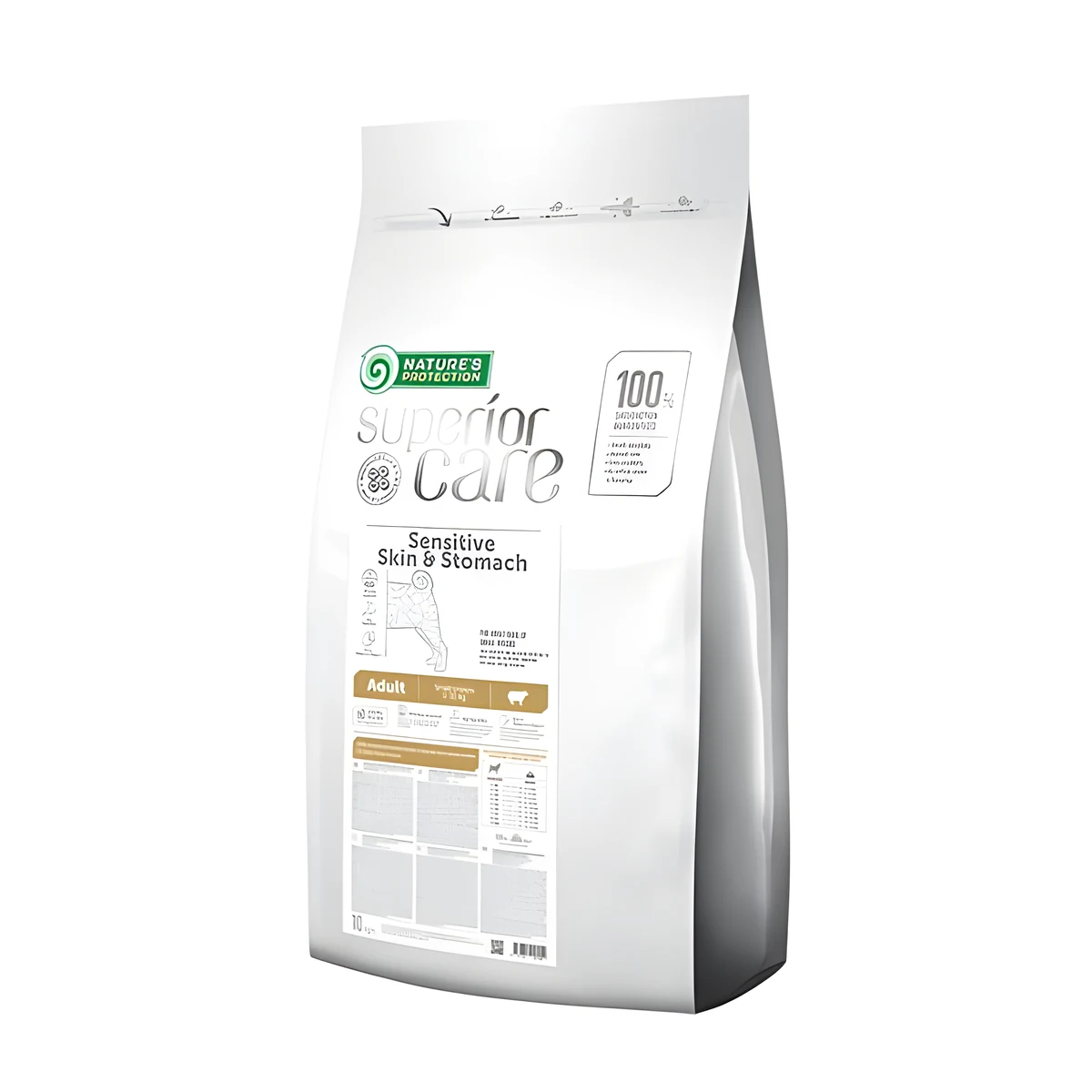 Nature's Protection Sensitive Skin&Stomach 10kg Sucha Karma