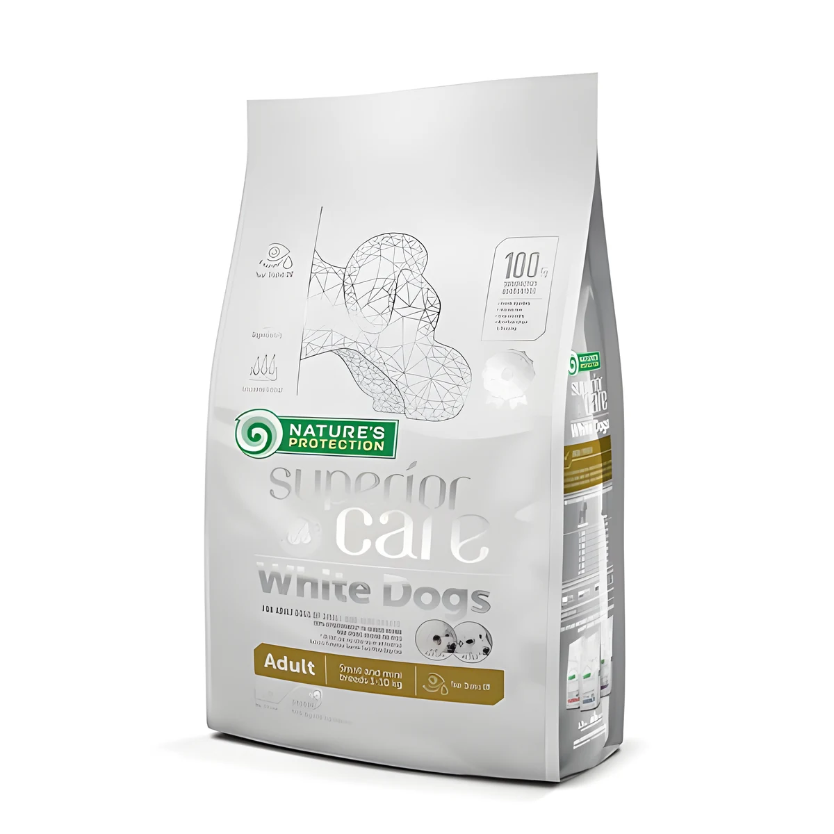 Nature's Protection White Dogs Adult Small 1.5kg